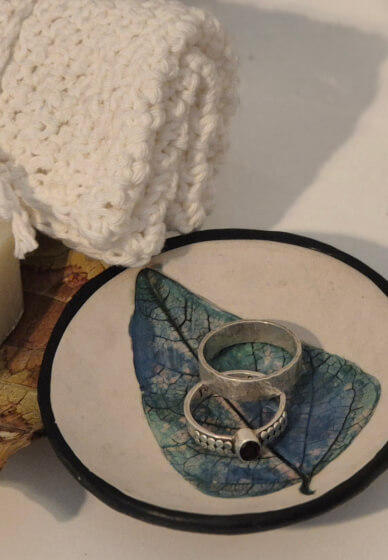 Leafy Bowls Polymer Clay Workshop