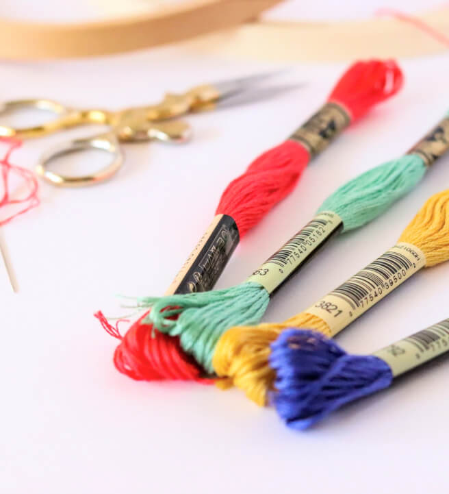 Learn Embroidery at Home: Heart Sampler
