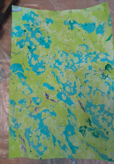 Learn How to Water Marble Paper Class