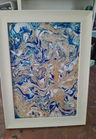 Learn How to Water Marble Paper Class