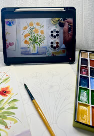 Learn to Paint Watercolour Florals for Beginners