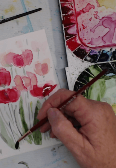 Learn to Paint Watercolour Florals for Beginners