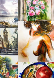 Learn Watercolour Painting for Beginners – 10-Sessions