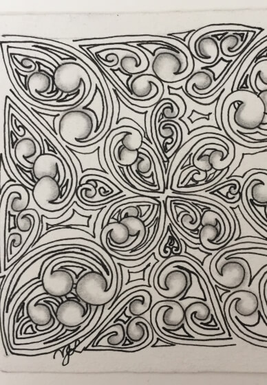 Learn Zentangle® Art - Lunchtime Tanglers