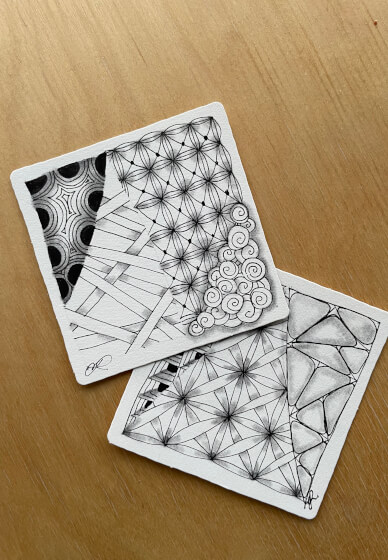 Learn Zentangle® Art - Lunchtime Tanglers