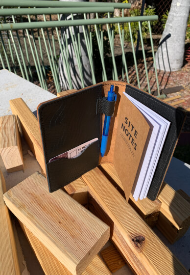 Leather A6 Notebook Cover Workshop