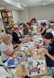Leather Chrysanthemum Workshop (Two Designs to Choose From)
