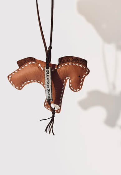 Leather DIY Kit - Year of Horse Keychain