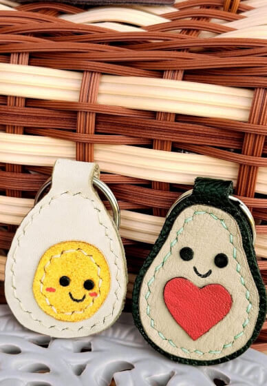 Leather Keychain Making Class: Little Treats
