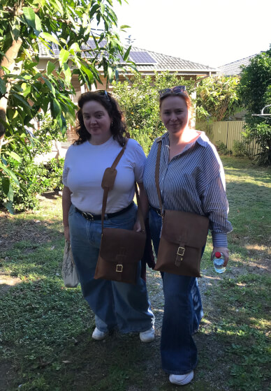 Leatherwork Class: Shoulder Bag and Purse or Laptop Bag
