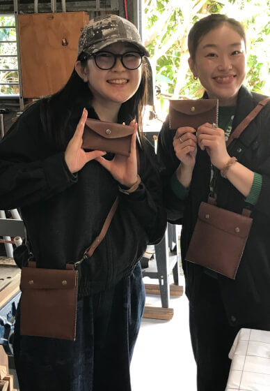 Leatherwork Class: Shoulder Bag and Purse or Laptop Bag