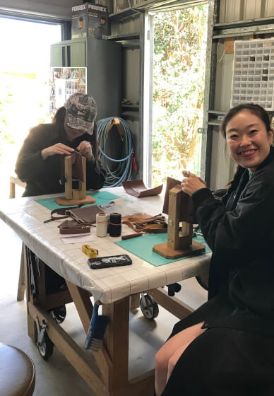 Leatherwork Class: Shoulder Bag and Purse or Laptop Bag