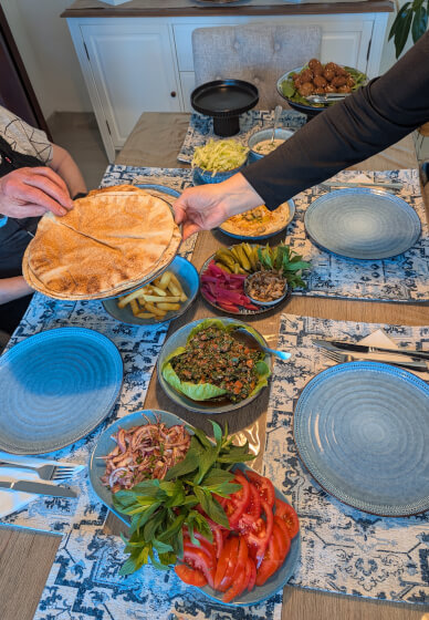 Lebanese Falafel Making Class