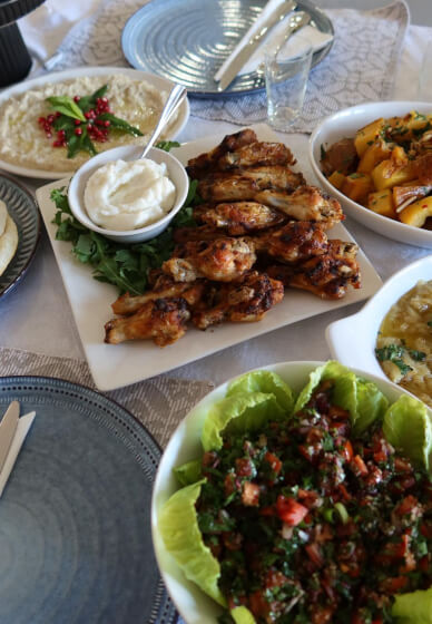 Lebanese Mezze Feast Cooking Class