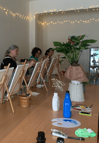 Lest We Forget Poppy Paint and Sip Class