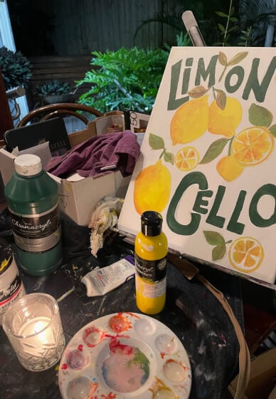 Limoncello Paint and Sip Workshop