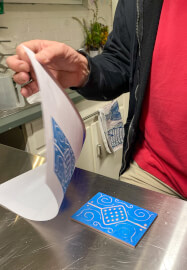 Lino Print Cards Class