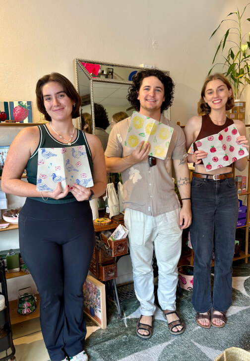 Lino Print Class for Chocolate Day