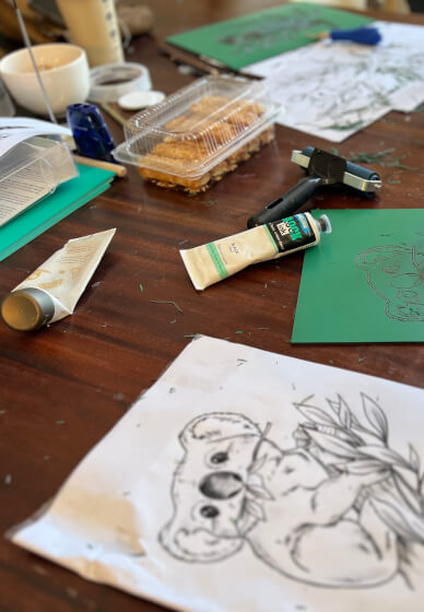Lino Print Course for Beginners for Adults