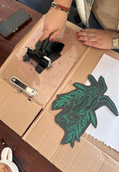 Lino Print Course for Kids