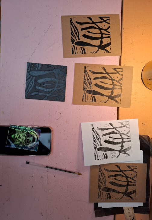 Lino Print Workshop