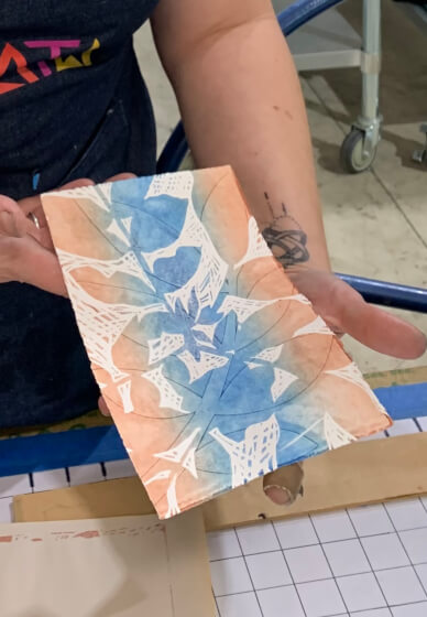 Linocut Printing with Stencils Workshop