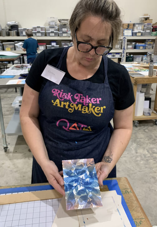 Linocut Printing with Stencils Workshop