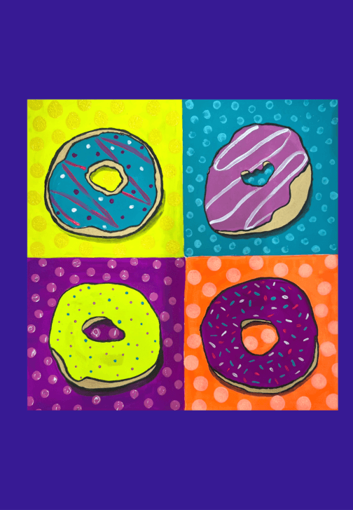Liquid Therapy Art Workshop: Donut Delight Pop Art Edition