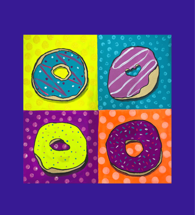 Liquid Therapy Art Workshop: Donut Delight Pop Art Edition