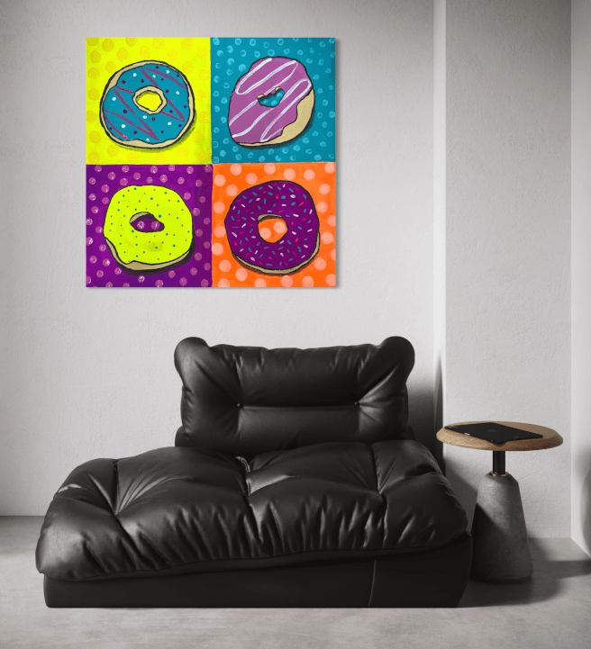 Liquid Therapy Art Workshop: Donut Delight Pop Art Edition