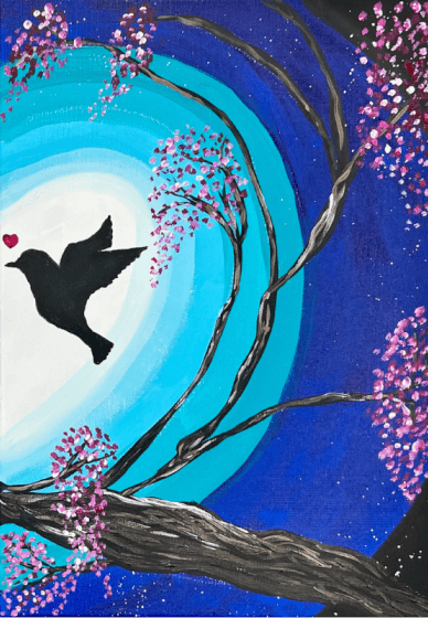 Valentine's Day Paint and Sip Class