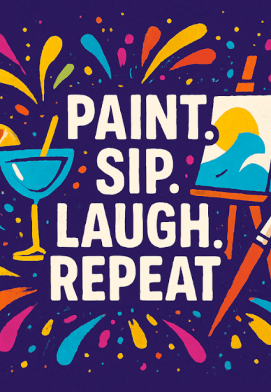 Valentine's Day Paint and Sip Class