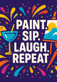 Valentine's Day Paint and Sip Class