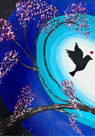 Valentine's Day Paint and Sip Class