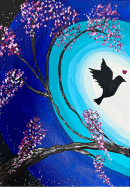 Valentine's Day Paint and Sip Class