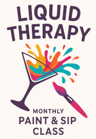 Valentine's Day Paint and Sip Class