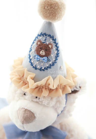 Little Bear First Birthday Hat Embroidery Class