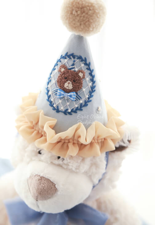 Little Bear First Birthday Hat Embroidery Class