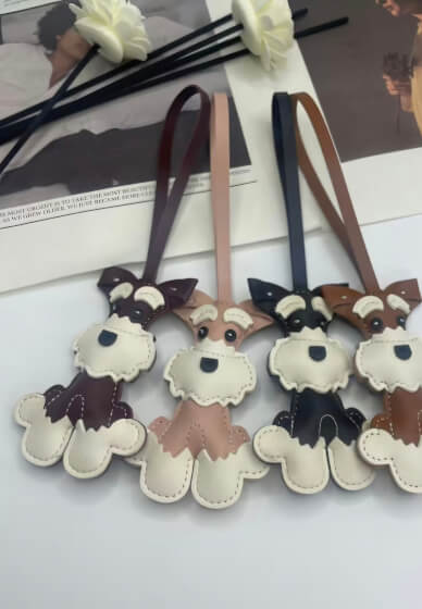 Little Schnauzer Leather Charm Class