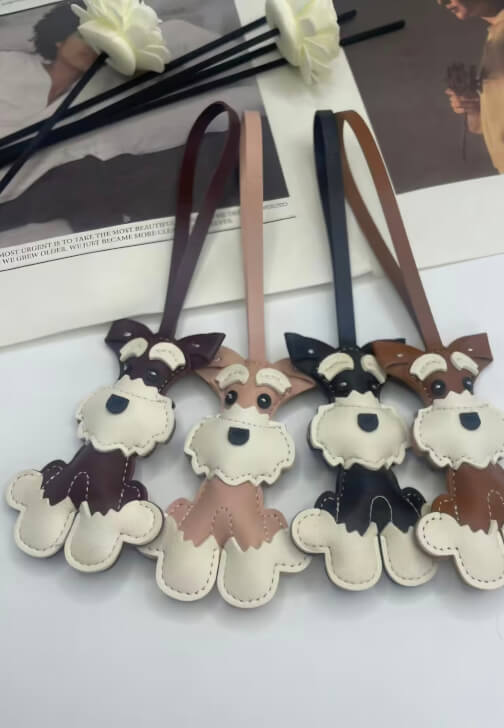 Little Schnauzer Leather Charm Class