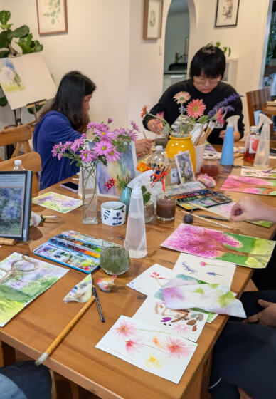 Watercolour Floral Painting Workshop