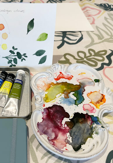 Loose Watercolour Flower Painting Class