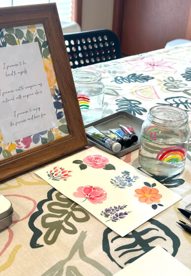 Loose Watercolour Flower Painting Class