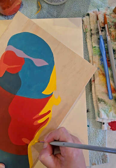 Lorikeet Painting Class for Beginners