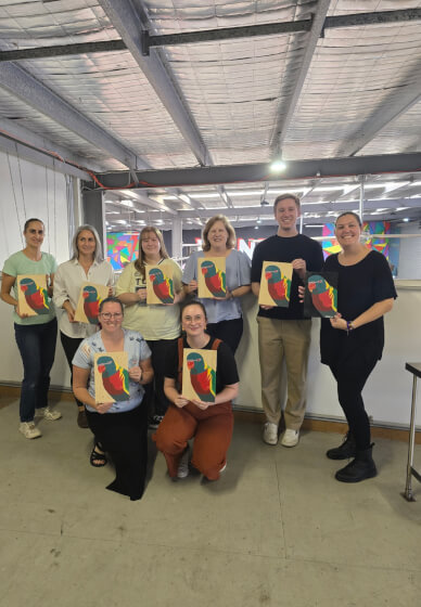 Lorikeet Painting Class for Beginners
