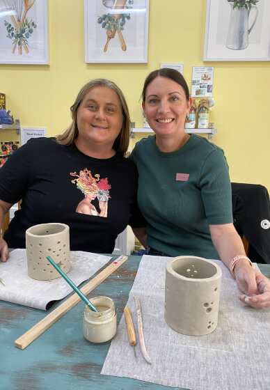 Love and Luminaries: Pottery Class