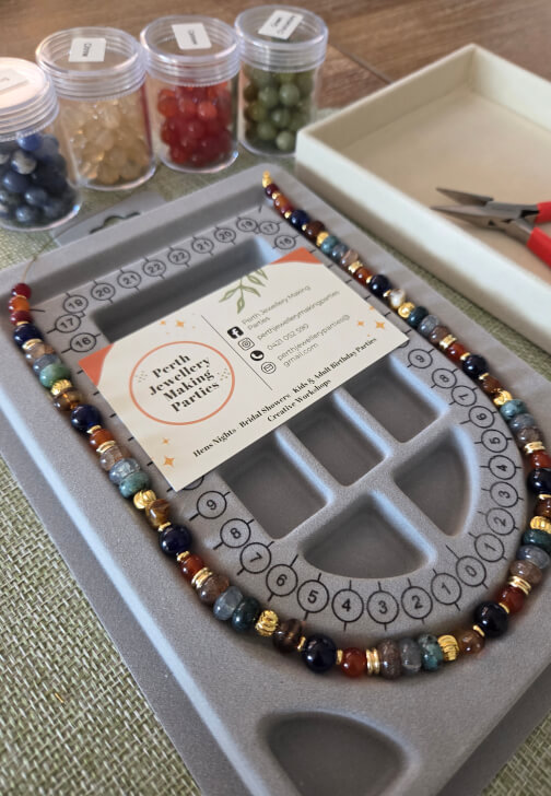 Lux Beaded Necklace Workshop Party