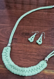 Macrame Necklace and Earrings Workshop