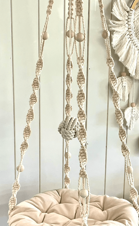 Macrame Workshop: Hanging Round Tray or Cat Bed
