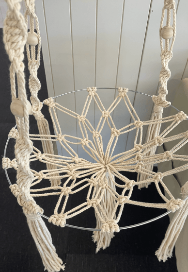 Macrame Workshop: Hanging Round Tray or Cat Bed